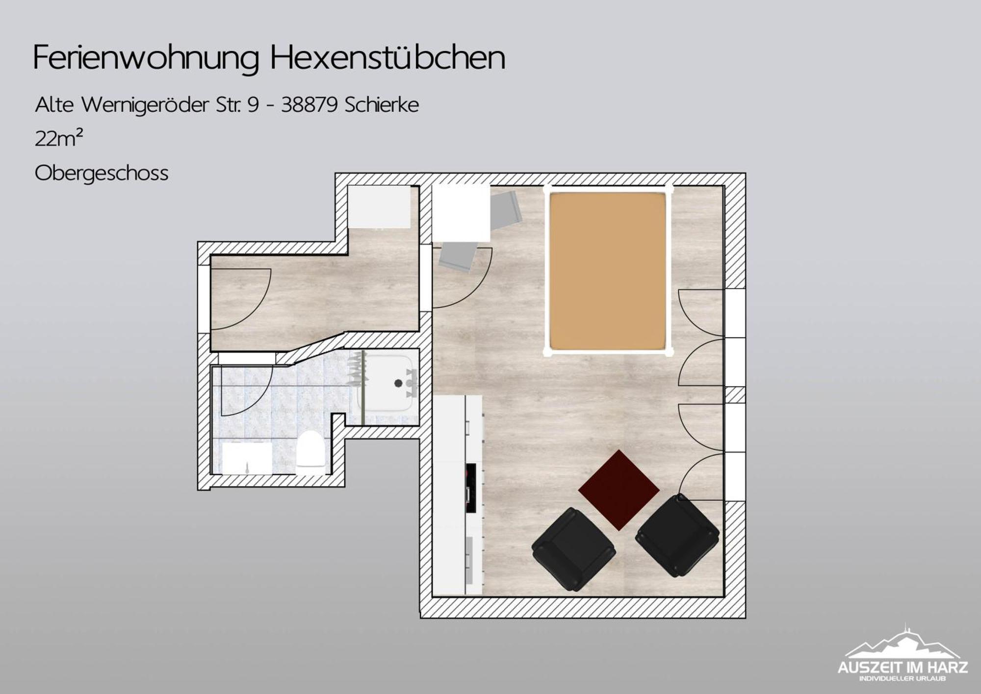 Auszeit-im-harz Haus 1 Hexenstuebchen Apartment *